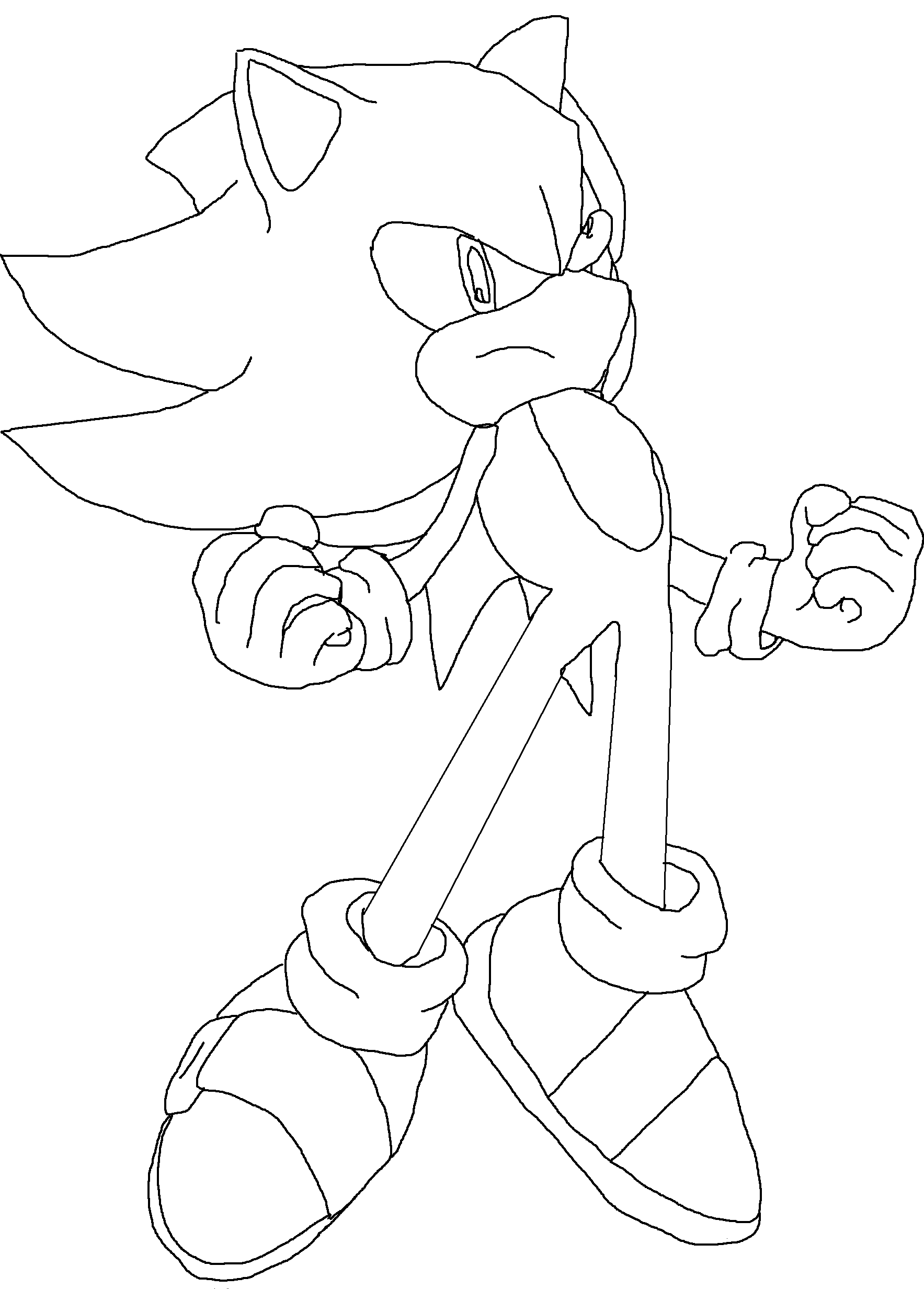 Sonic Coloring Pages 6 Kids Download