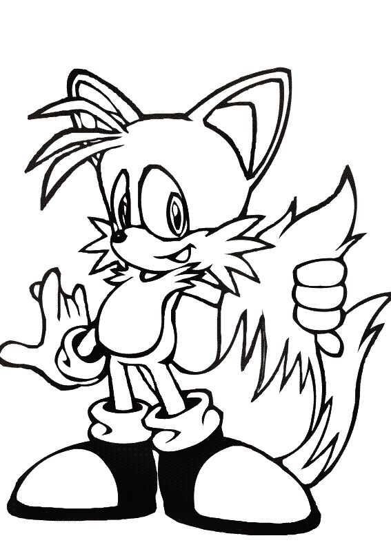 Sonic Coloring Pages 7 Kids Download