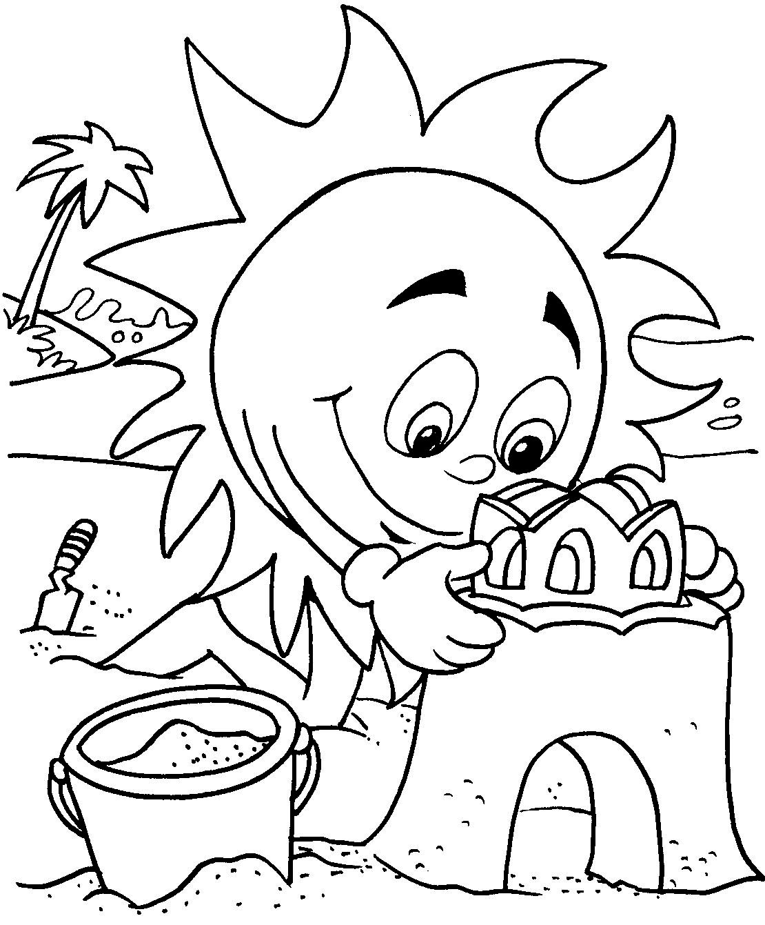 Summer Coloring Pages 5 Coloring Kids