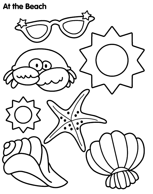 Summer Coloring Pages (1) | Coloring Kids