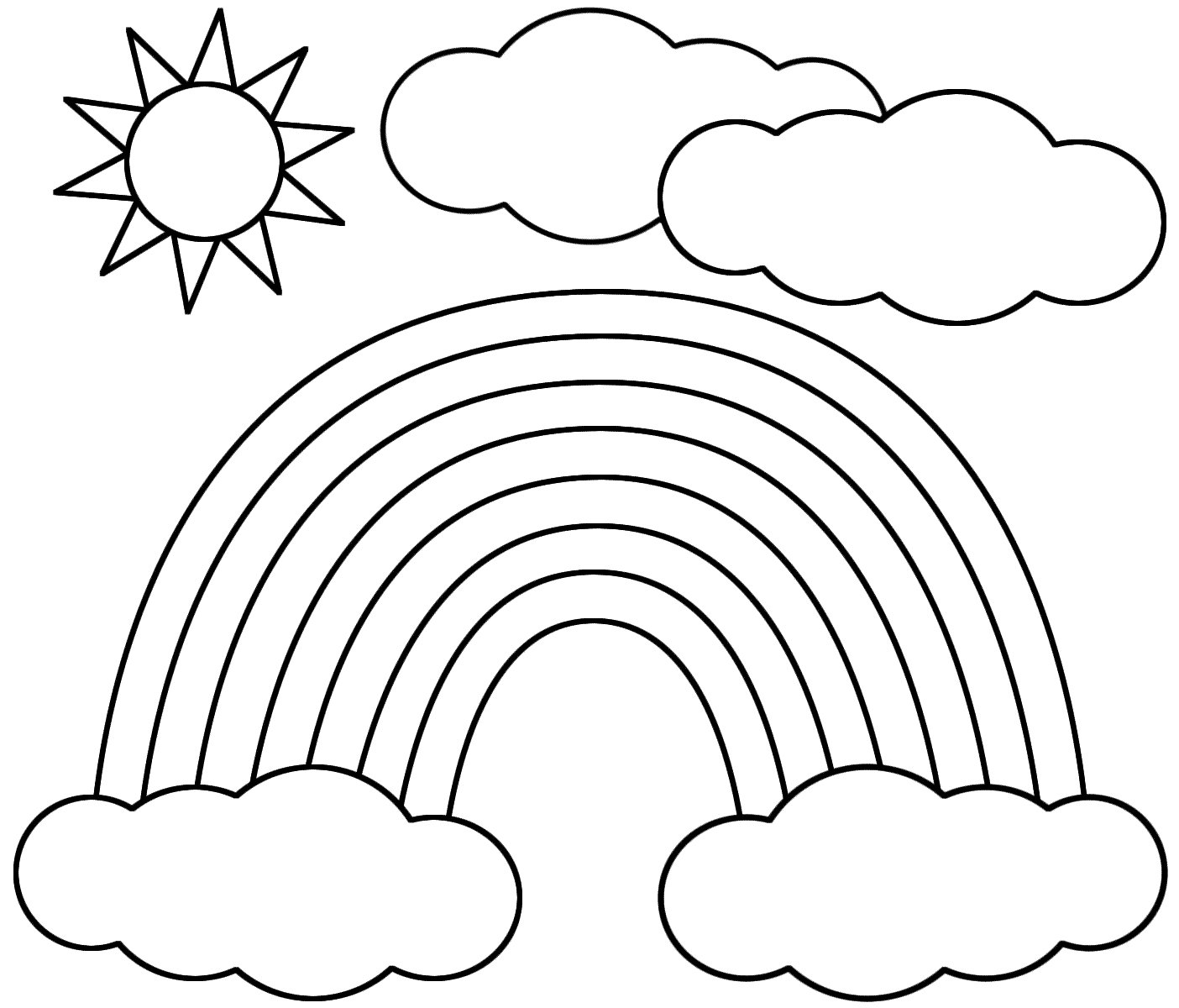 Sun Coloring Pages - Coloring Kids