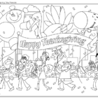 Thanksgiving Coloring Pages | Coloring Kids