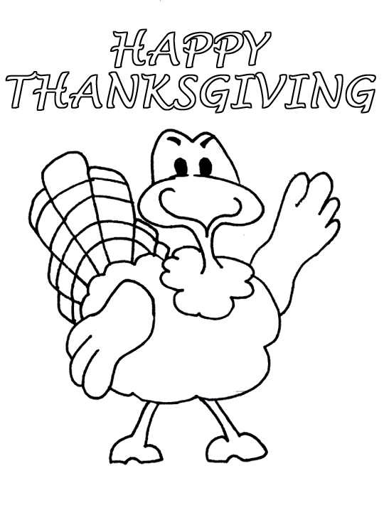 thanksgiving children coloring pages - photo #14