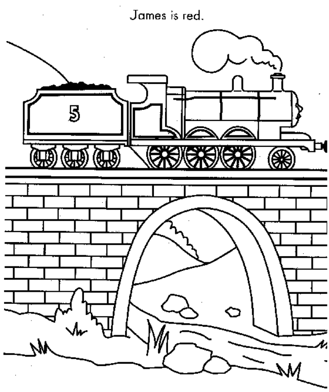 james the train coloring pages - photo #32