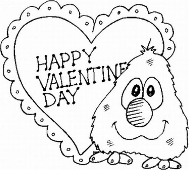 Valentine Coloring Pages (10) - Coloring Kids