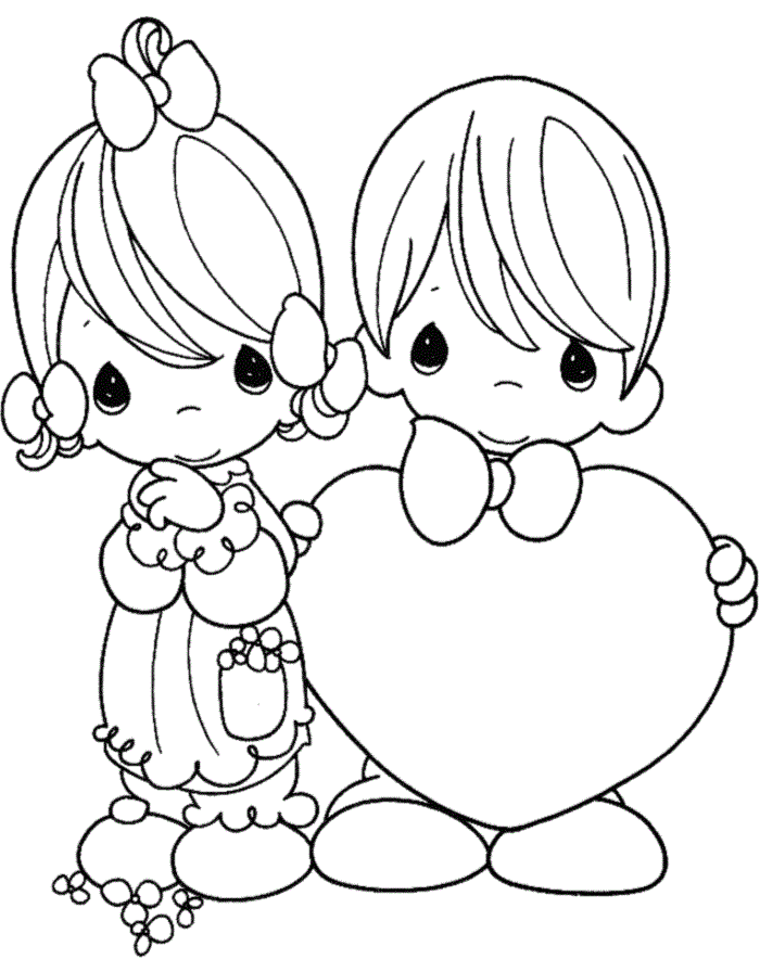 child valentine day coloring pages - photo #18