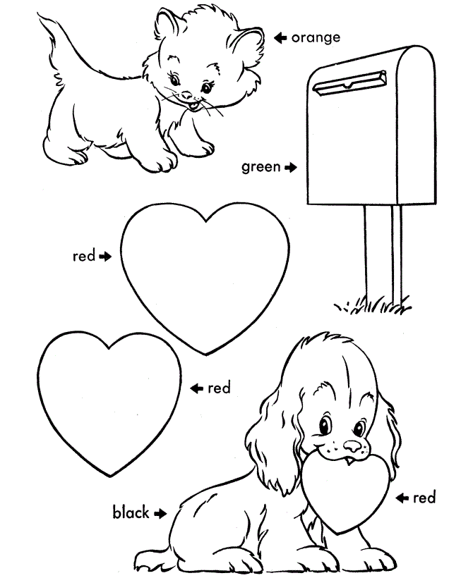 valentine coloring pages for kids to parents - photo #18