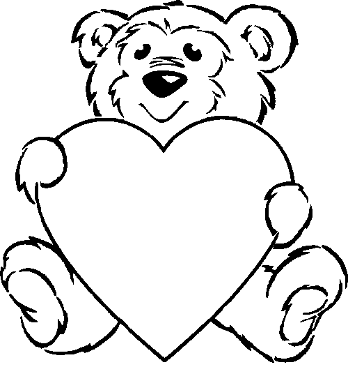 valentine day printable coloring pages for kid - photo #35