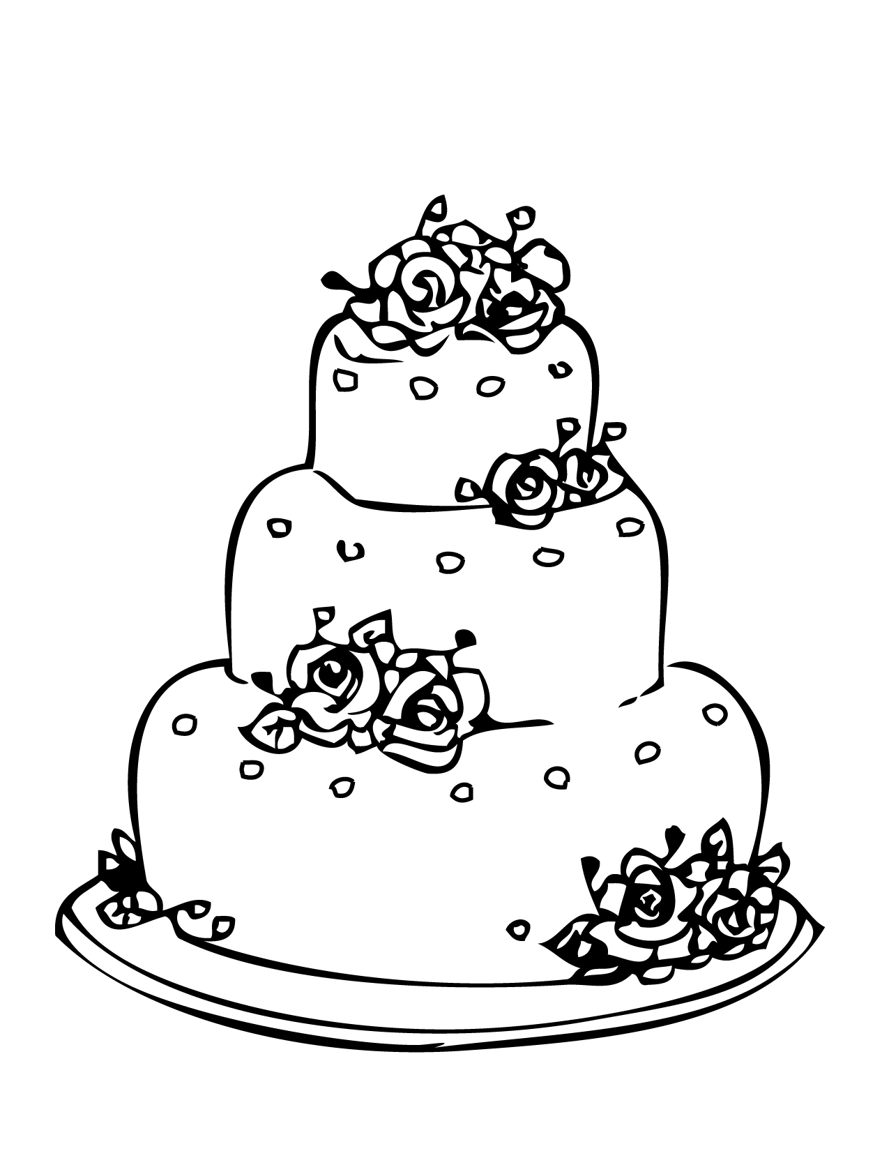 Wedding Rings Coloring Page