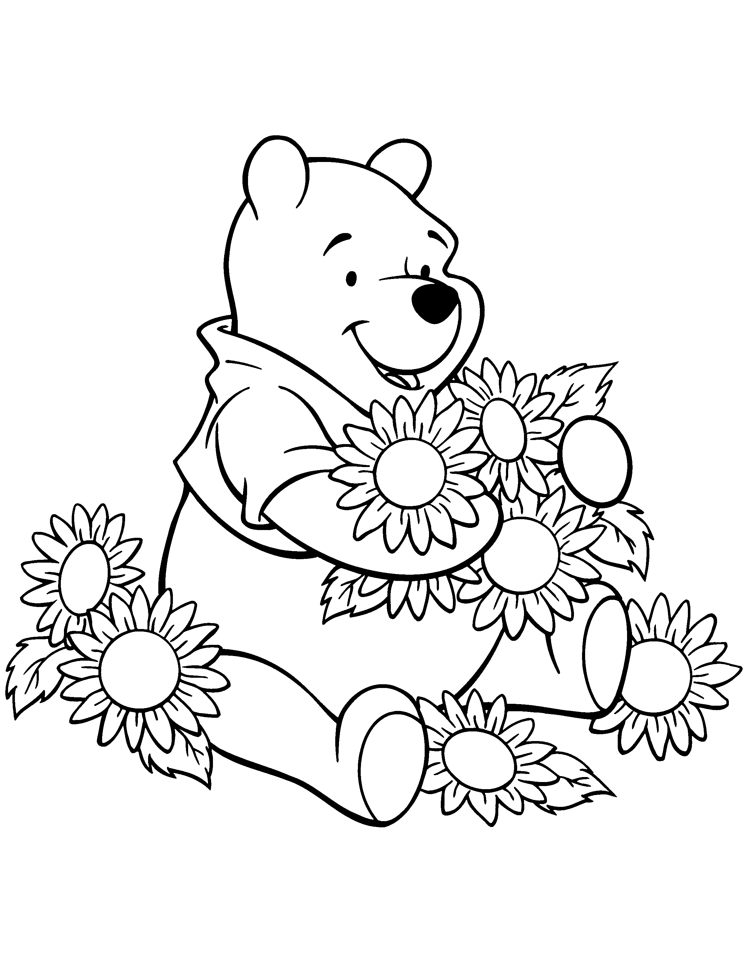 winnie the pooh coloring pages Pooh winnie coloring pages kids printable print bear