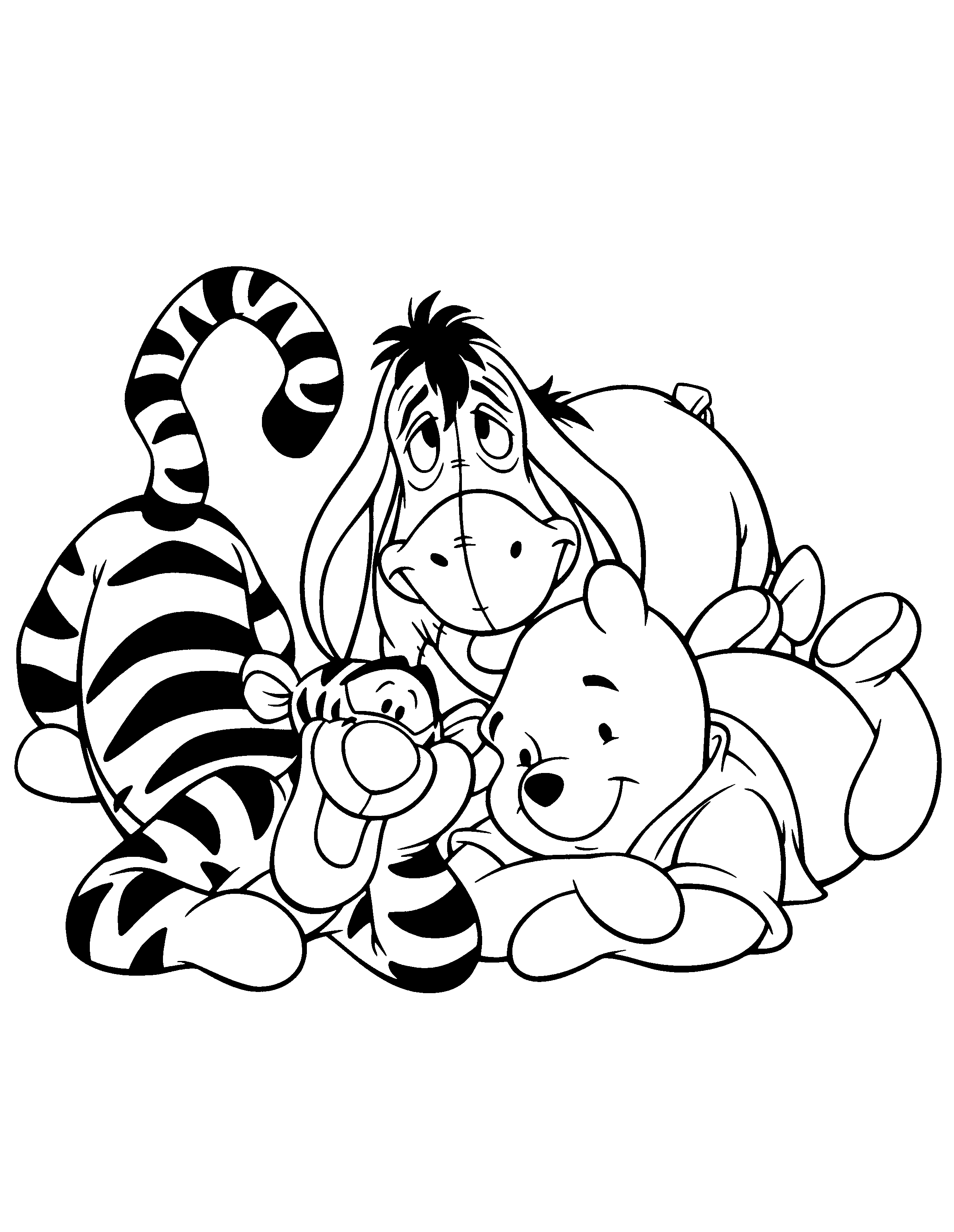 Winnie The Pooh Coloring Pages (3) Coloring Kids - Coloring Kids