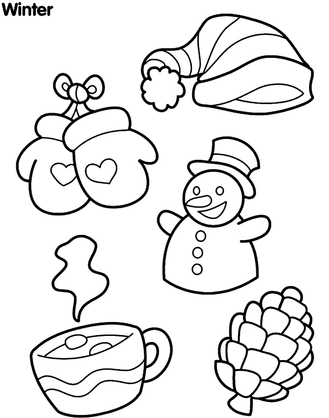 Winter Coloring Pages (13) | Coloring Kids