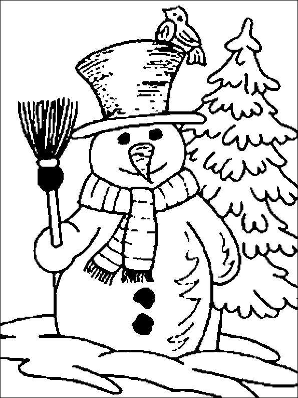 Winter Coloring Pages Coloring Kids