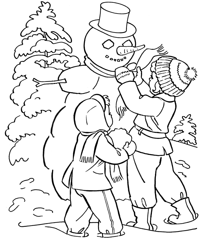 Winter Coloring Pages 5 Kids 27 Ariel