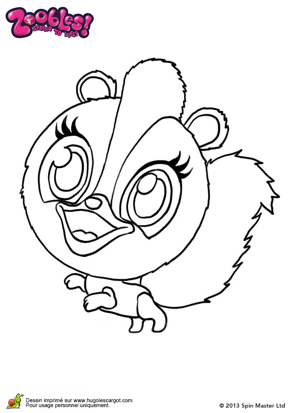 zoobles coloring pages for kids - photo #9
