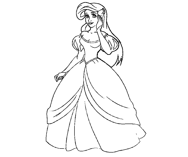 Ariel Coloring Pages - Coloringkids.org