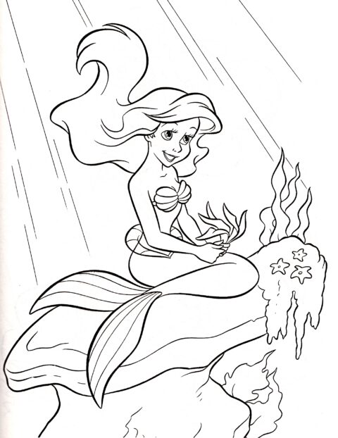 Ariel Coloring Pages