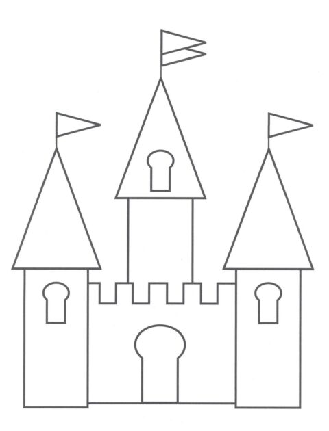 Castles-coloring-page-2