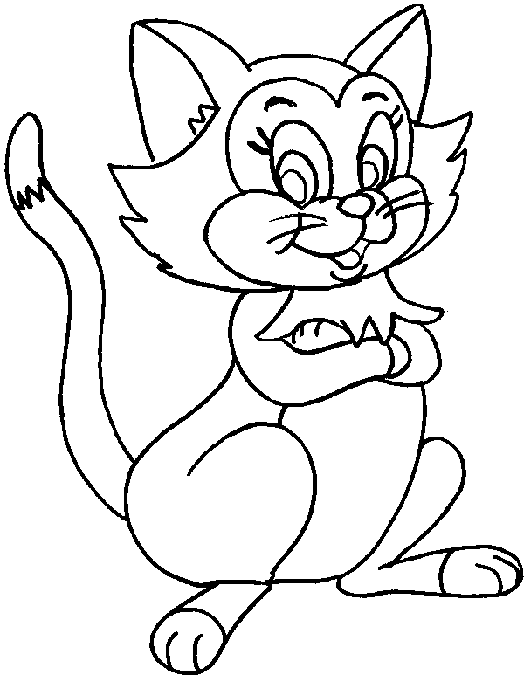 Cats Coloring Pages - Coloring Kids