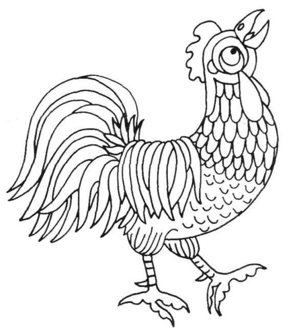 Download Chickens-coloring-page-20 | Coloring Kids