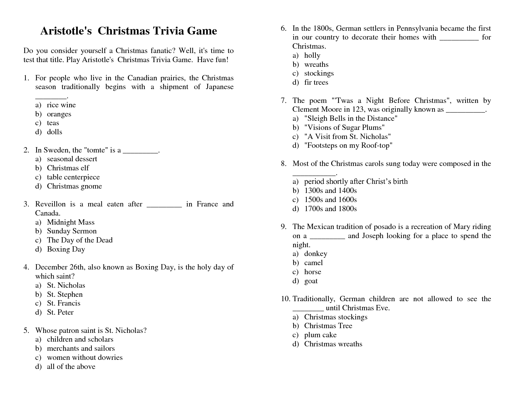 Christmas Printable Games Coloringkids org
