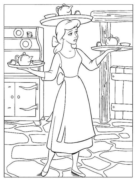 Cinderella-coloring-page-2