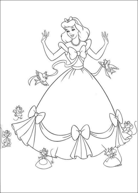 Cinderella-coloring-page-9