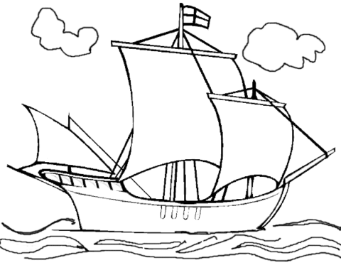 Columbus Day Coloring Pages (8)