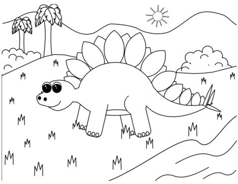 Dinosaur Coloring Pages (2)