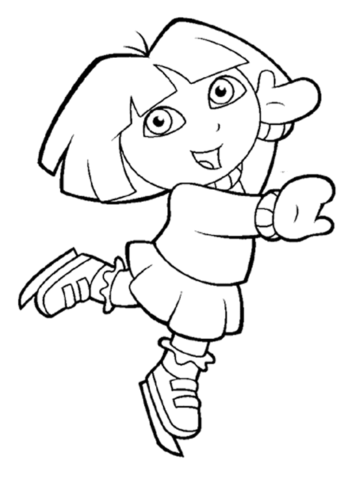 Dora the Explorer Coloring Pages (16)