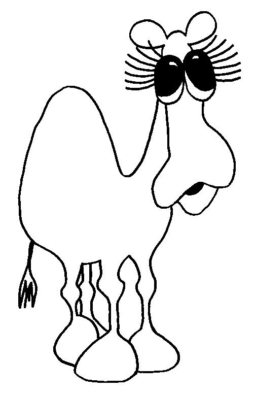 Download Dromedary-coloring-page-1 Coloring Kids - Coloring Kids