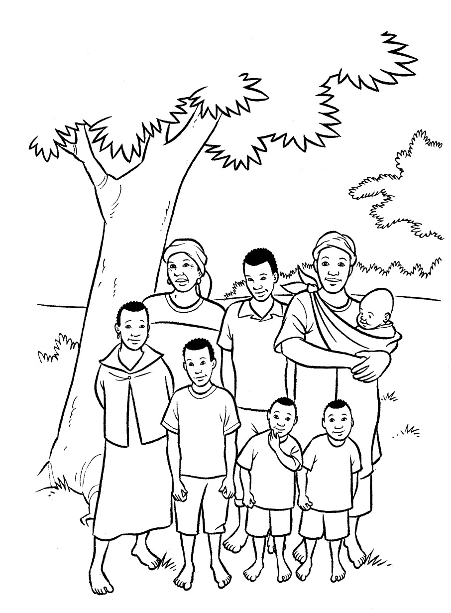 Family Coloring Pages Coloring Kids - Coloring Kids