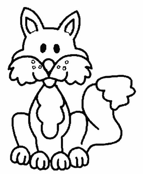 Foxes-coloring-page-9