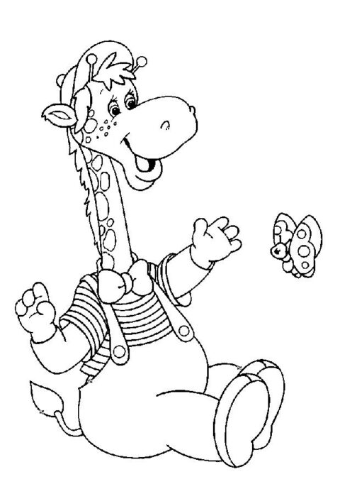 Giraffes-coloring-page-15