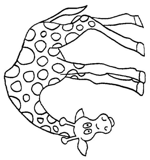Giraffes-coloring-page-7