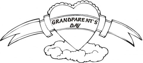 Grandparents Day Coloring Pages |