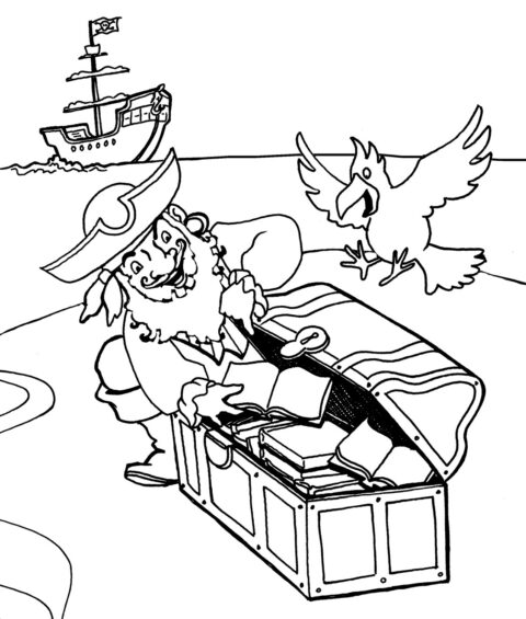 incredible Pirate Coloring Pages : Gallery Photos – miamiumie