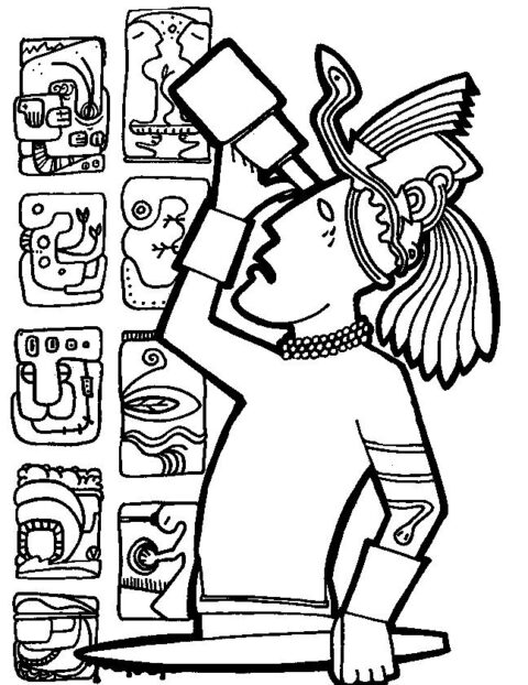 Mayan-Civilization-coloring-page-12
