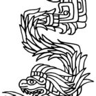 Mayan Civilization Coloring Pages - Coloring Kids