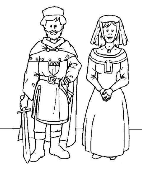 Middle-Ages-coloring-page-10