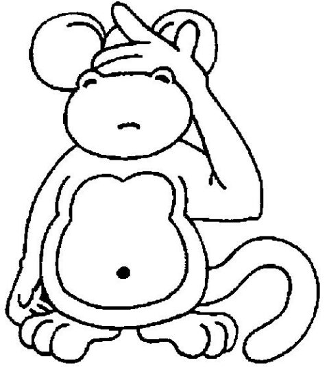 Monkeys-coloring-page-9