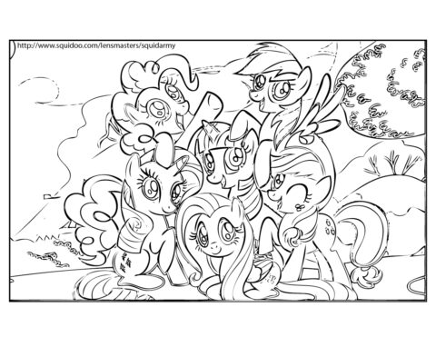My alternate blog: My Little Pony Coloring pages