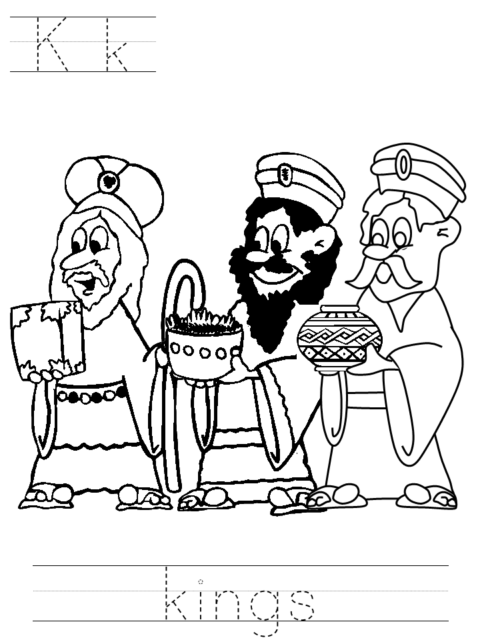 Nativity Coloring Pages