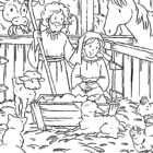 Nativity Coloring Pages - Coloring Kids