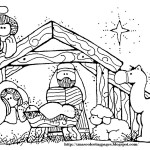 Nativity Coloring Pages - Coloring Kids