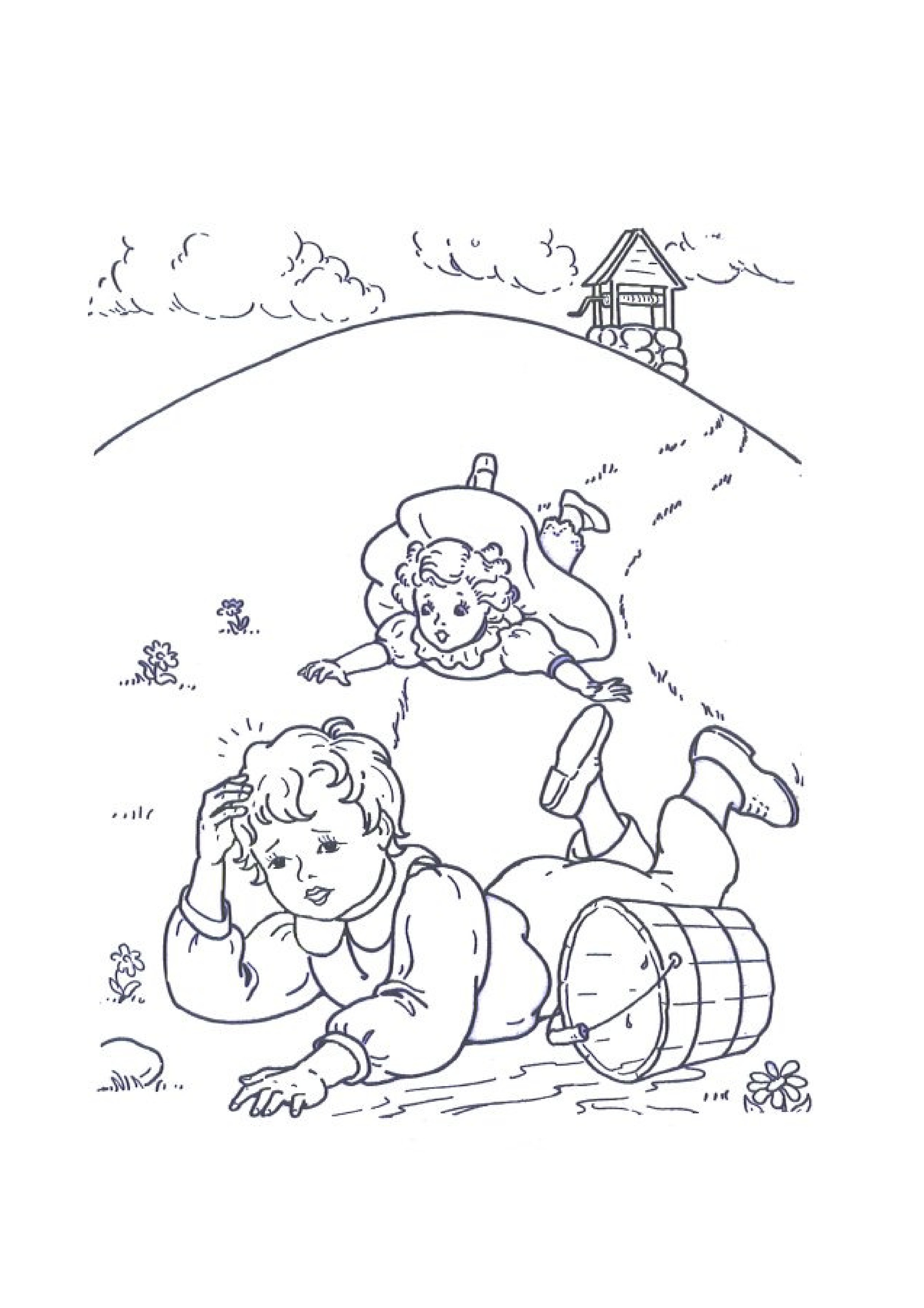 Nursery Rhymes Coloring Pages For Preschoolers Coloring Pages