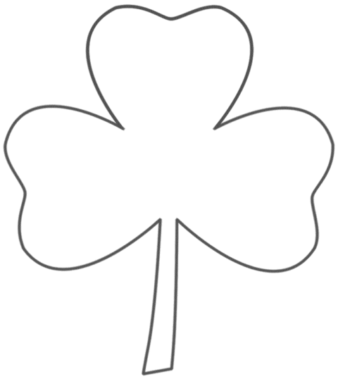 Shamrock Coloring Pages