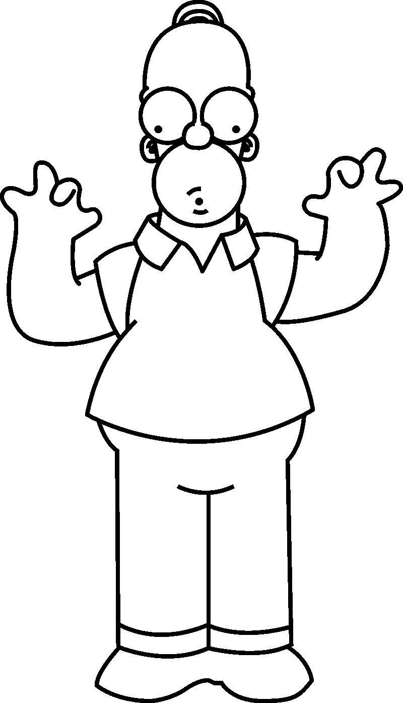 Simpsons Coloring Pages Coloring Kids - Coloring Kids