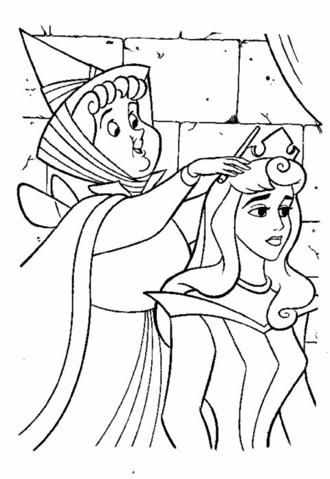 Sleeping Beauty Coloring Pages (1)