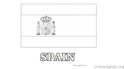 Spain flag world cup